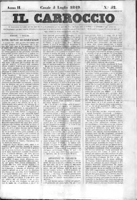 Il Carroccio - Edizione 52 del 05/07/1849